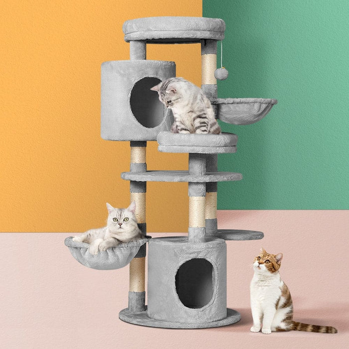 I.pet Cat Tree Tower Scratching Post Scratcher Wood Condo