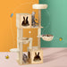 Cat Tree Tower Scratching Post Scratcher Wood Bed Condo