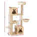 Cat Tree Tower Scratching Post Scratcher Wood Bed Condo