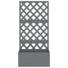 Trellis Planter Grey 65x33x135 Cm Wpc Tlxpii