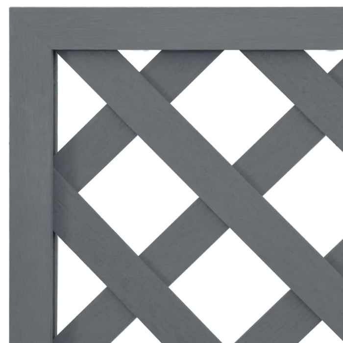 Trellis Planter Grey 65x33x135 Cm Wpc Tlxpii