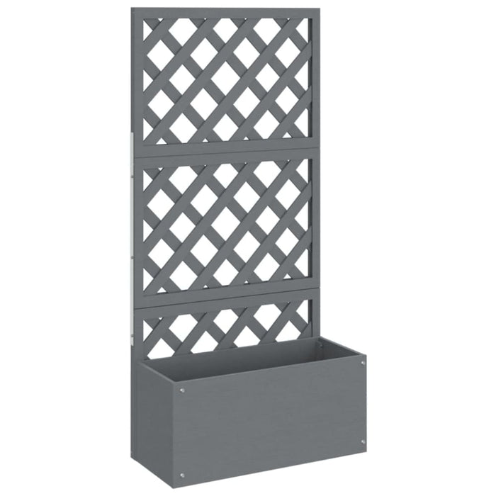 Trellis Planter Grey 65x33x135 Cm Wpc Tlxpii