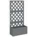 Trellis Planter Grey 65x33x135 Cm Wpc Tlxpii