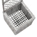 Trellis Raised Bed With 1 Pot 30x30x107 Cm Poly Rattan Grey