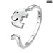 Trendy 925 Sterling Silver Giraffe Open Ring For Women