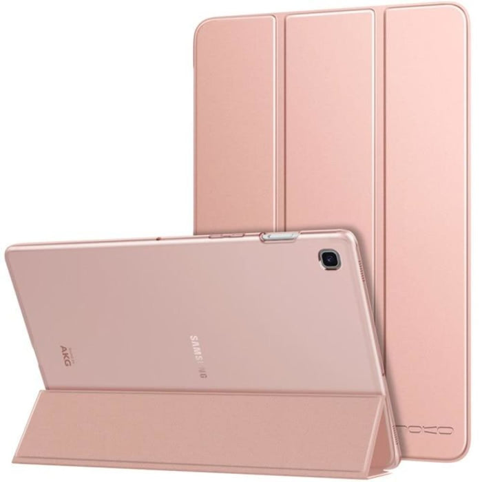 Trifold Stand Cover With Frosted Back For Galaxy Tab S5e