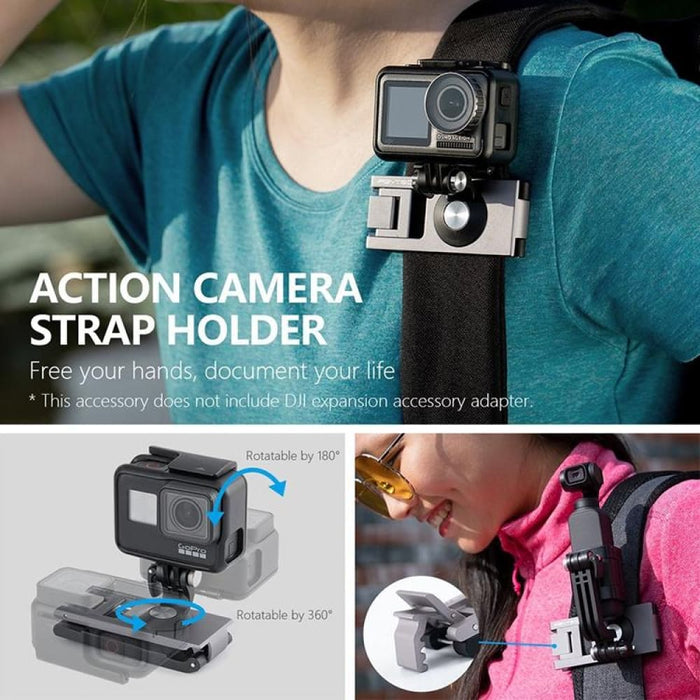 Tripod Backpack Clip Storage Bag Travel Kit For Dji Action