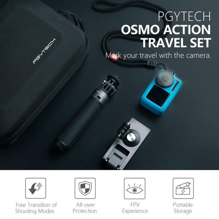 Tripod Backpack Clip Storage Bag Travel Kit For Dji Action