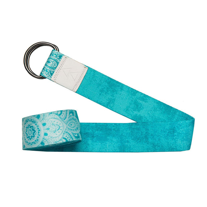 Turquoise Mandala Yoga Strap