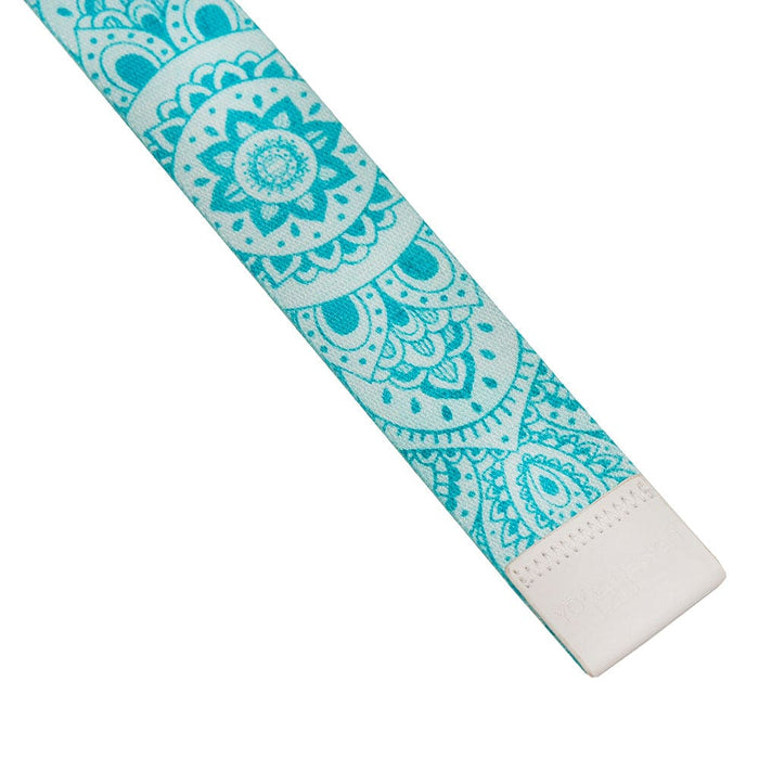 Turquoise Mandala Yoga Strap