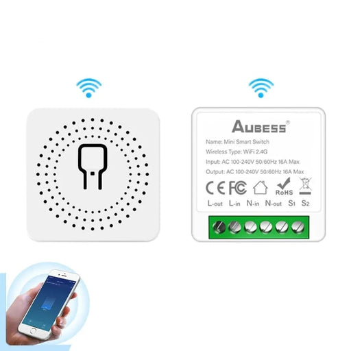 Tuya Smart Wifi Switch 16a 2 Way Control Alexa Google Home