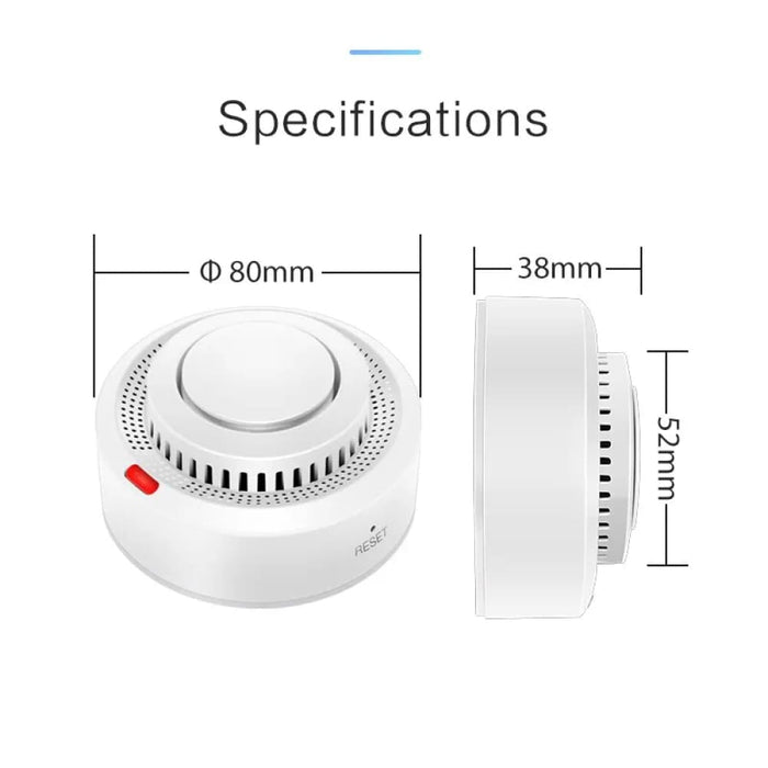 Tuya Wifi Smoke Alarm Fire Protection Detector for Home