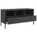 Tv Cabinet Black 100.5x39x50.5 Cm Cold-rolled Steel Natbtl