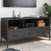 Tv Cabinet Black 100.5x39x50.5 Cm Cold-rolled Steel Natbtl