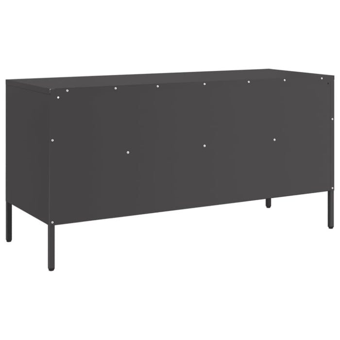 Tv Cabinet Black 100.5x39x50.5 Cm Cold-rolled Steel Natbtl