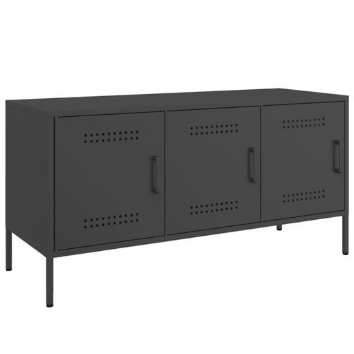 Tv Cabinet Black 100.5x39x50.5 Cm Steel Naxkal