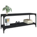 Tv Cabinet Black 100x33x41 Cm Engineered Wood And Steel