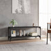 Tv Cabinet Black 100x33x41 Cm Engineered Wood And Steel