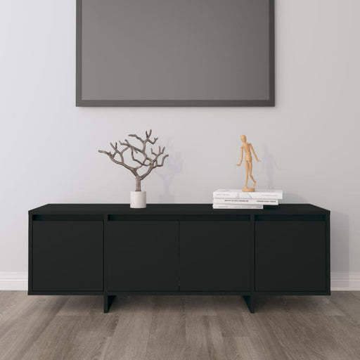 Tv Cabinet Black 120x30x40.5 Cm Engineered Wood Nbkpil