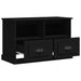 Tv Cabinet Black 80x35x50 Cm Engineered Wood Nolxno