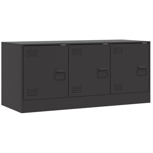 Tv Cabinet Black 99x39x44 Cm Steel Naolat