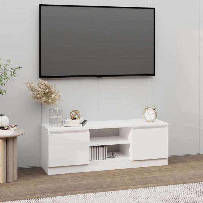 Tv Cabinet With Door White 102x30x36 Cm Nxttpb