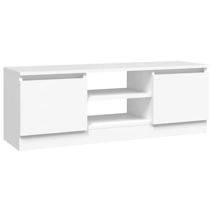 Tv Cabinet With Door White 102x30x36 Cm Nxttpb