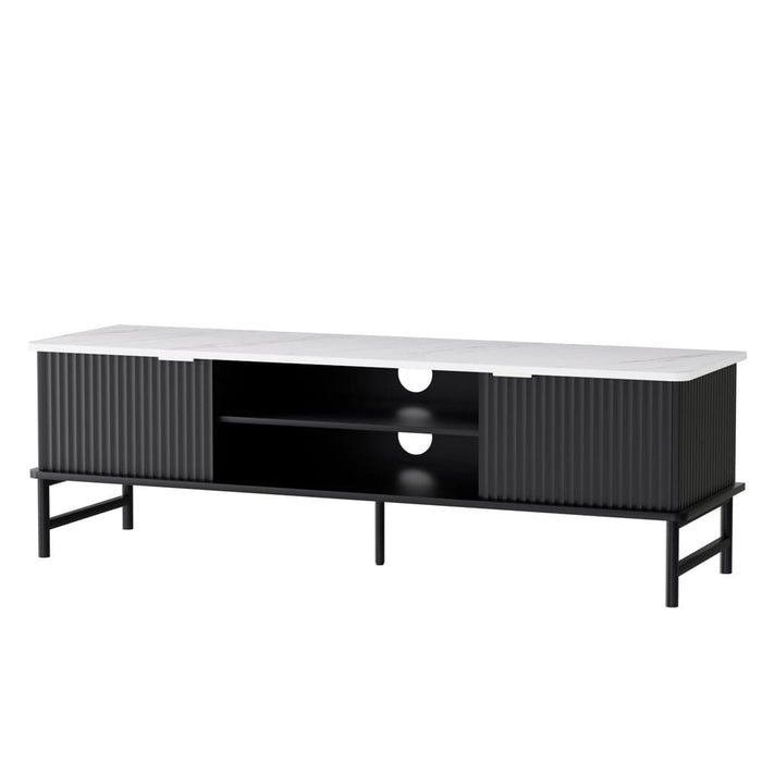 Tv Cabinet Entertainment Unit Stand Storage 140cm