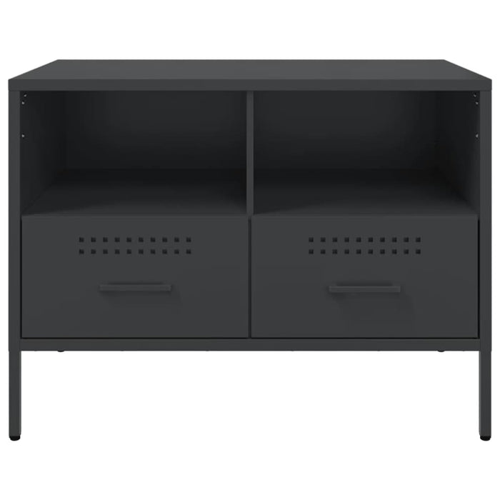 Tv Cabinets 2 Pcs Black 68x39x50.5 Cm Cold-rolled Steel