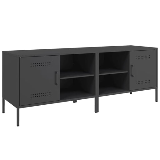 Tv Cabinets 2 Pcs Black 68x39x50.5 Cm Steel Naxkkp