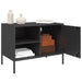 Tv Cabinets 2 Pcs Black 68x39x50.5 Cm Steel Naxkkp