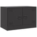 Tv Cabinets 2pcs Black 67x39x44 Cm Steel Naoltx