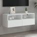 Tv Wall Cabinet White 80x30x30 Cm Engineered Wood Ntlnln