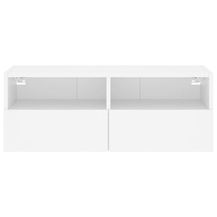 Tv Wall Cabinet White 80x30x30 Cm Engineered Wood Ntlnln