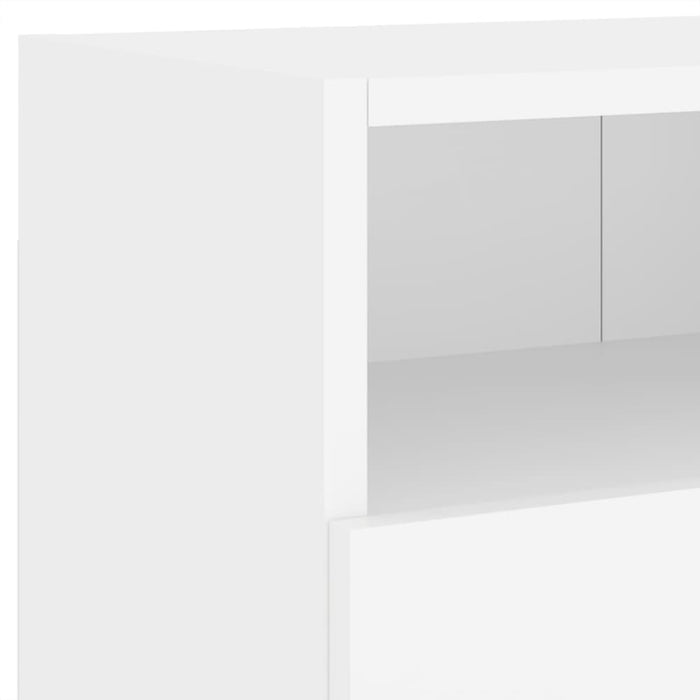 Tv Wall Cabinet White 80x30x30 Cm Engineered Wood Ntlnln