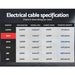 Twin Core Wire Electrical Automotive Cable 2 Sheath 450v