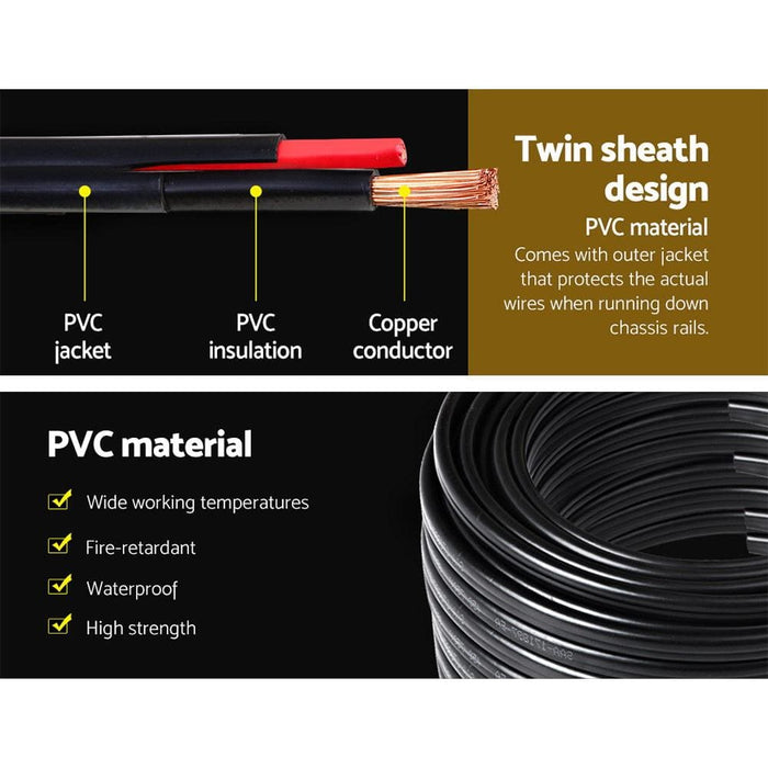 Goslash Picks Twin Core Wire Electrical Automotive Cable 2