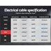 Twin Core Wire Electrical Automotive Cable 2 Sheath 450v