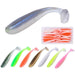 Two Colour t Tail Soft Lures For Bionic Sea Fishing