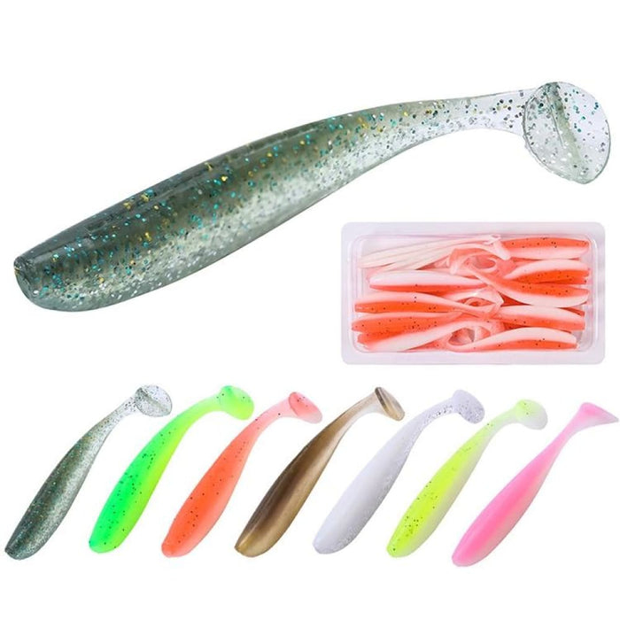 Two Colour t Tail Soft Lures For Bionic Sea Fishing