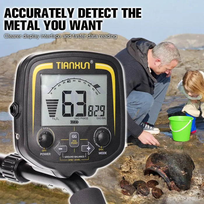 Tx 850 Metal Detector 2.5m Depth Gold Treasure Hunter