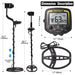 Tx 850 Metal Detector 2.5m Depth Gold Treasure Hunter