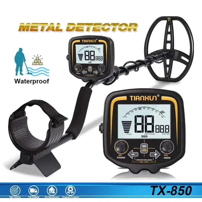 Tx 850 Metal Detector 2.5m Depth Gold Treasure Hunter