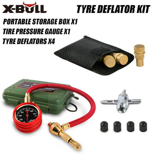 Tyre Deflators Tire Automatic 4wd Pressure Gauge 4 Brass