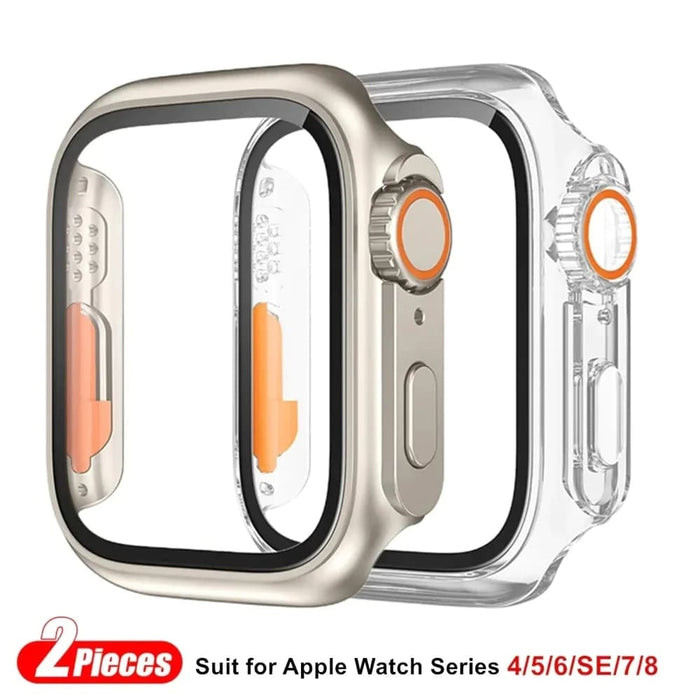 Ultra Glass Case For Apple Watch Series 8 7 45mm 41mm