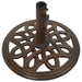 Umbrella Base Bronze 40x40x32 Cm Cast Iron Toiili