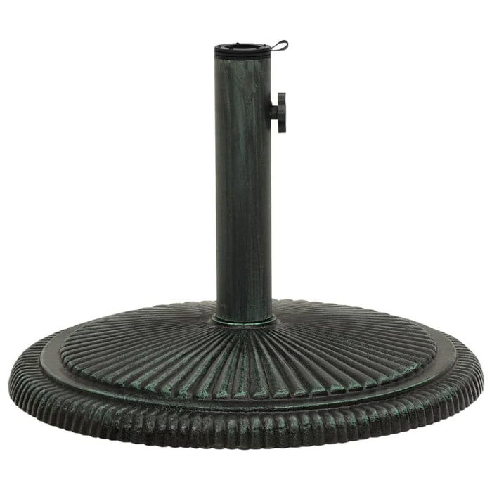 Umbrella Base Green 45x45x30 Cm Cast Iron Toiilk