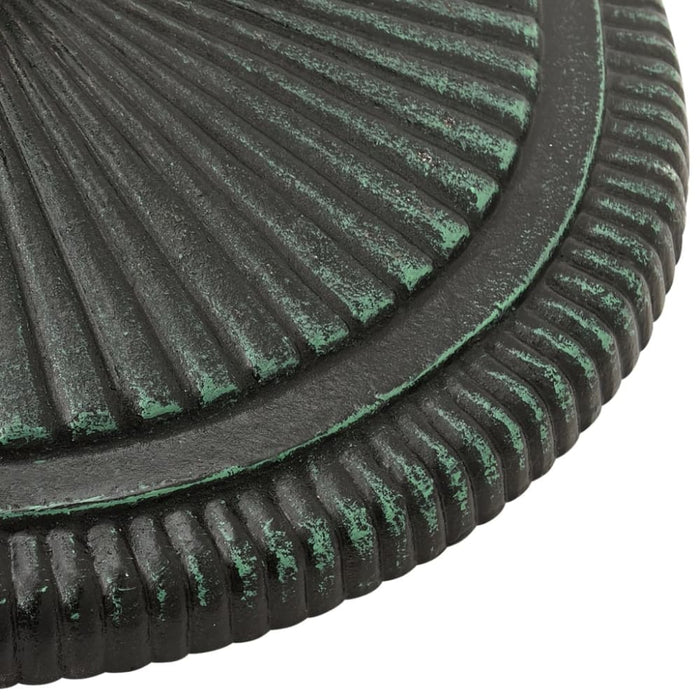 Umbrella Base Green 45x45x30 Cm Cast Iron Toiilk