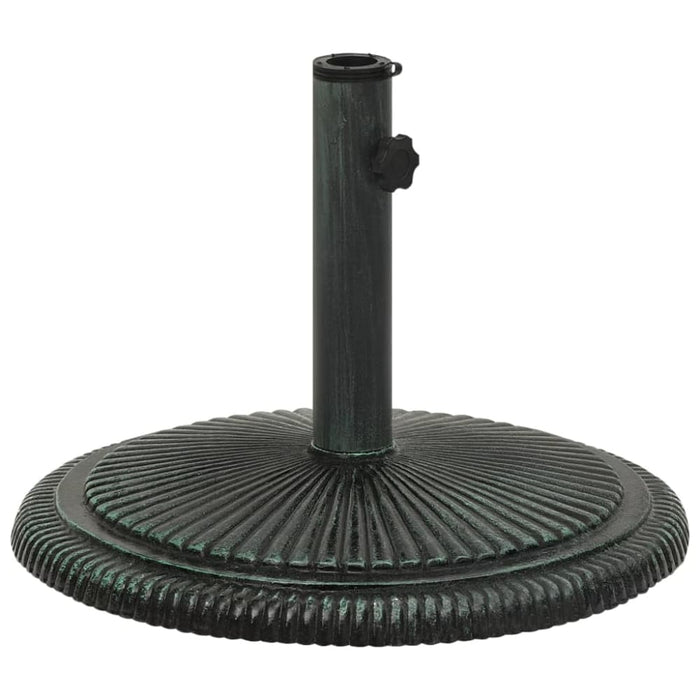 Umbrella Base Green 45x45x30 Cm Cast Iron Toiilk