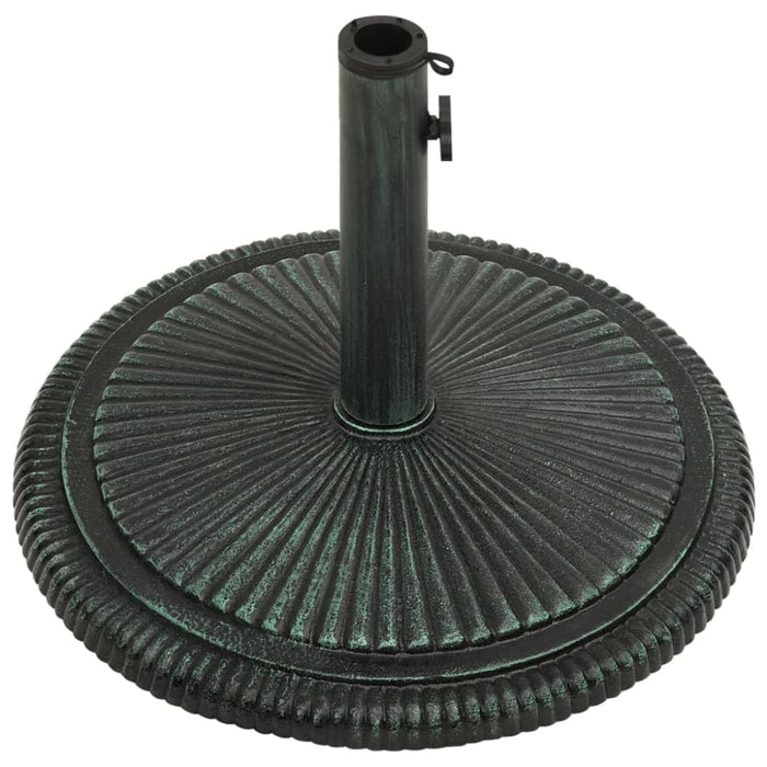 Umbrella Base Green 45x45x30 Cm Cast Iron Toiilk